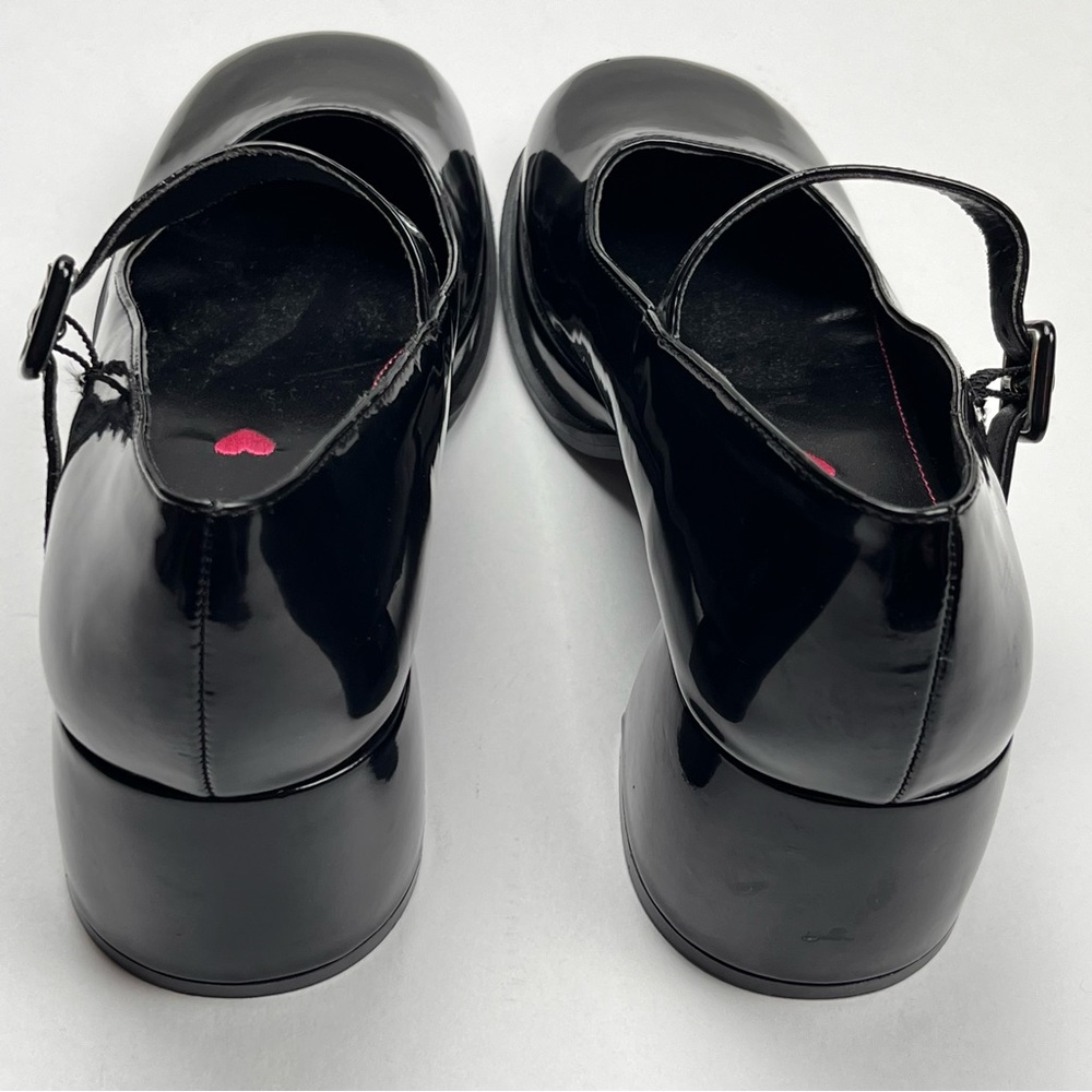 Steve Madden Drama Womens Size 5 Black Mary Jane Heeled Shoes Chunky Y2K 90s - Picture 7 of 10